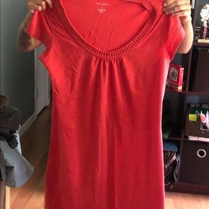 Banana Rep. Wide collared t-shirt dress.